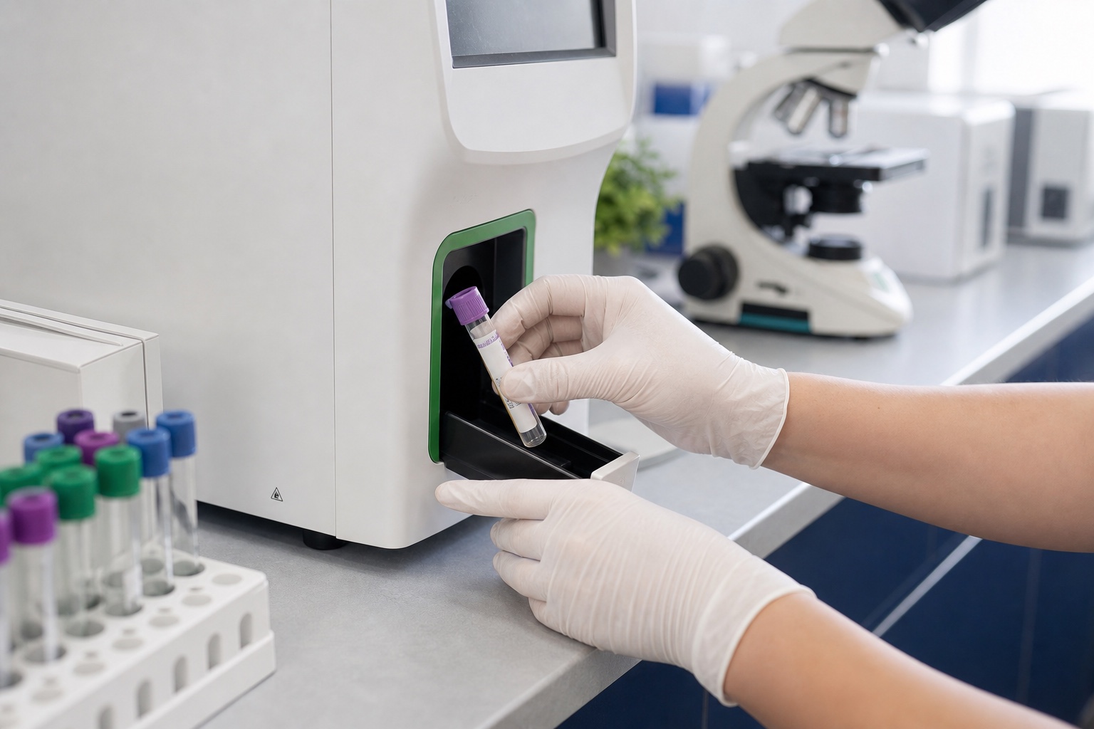 Zpracování vzorku ve veterinární laboratoři